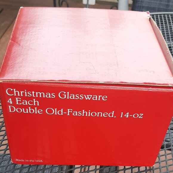 NIKKO Christmas Tumblers 14 OZ Original Box Vintage - Picture 3 of 5